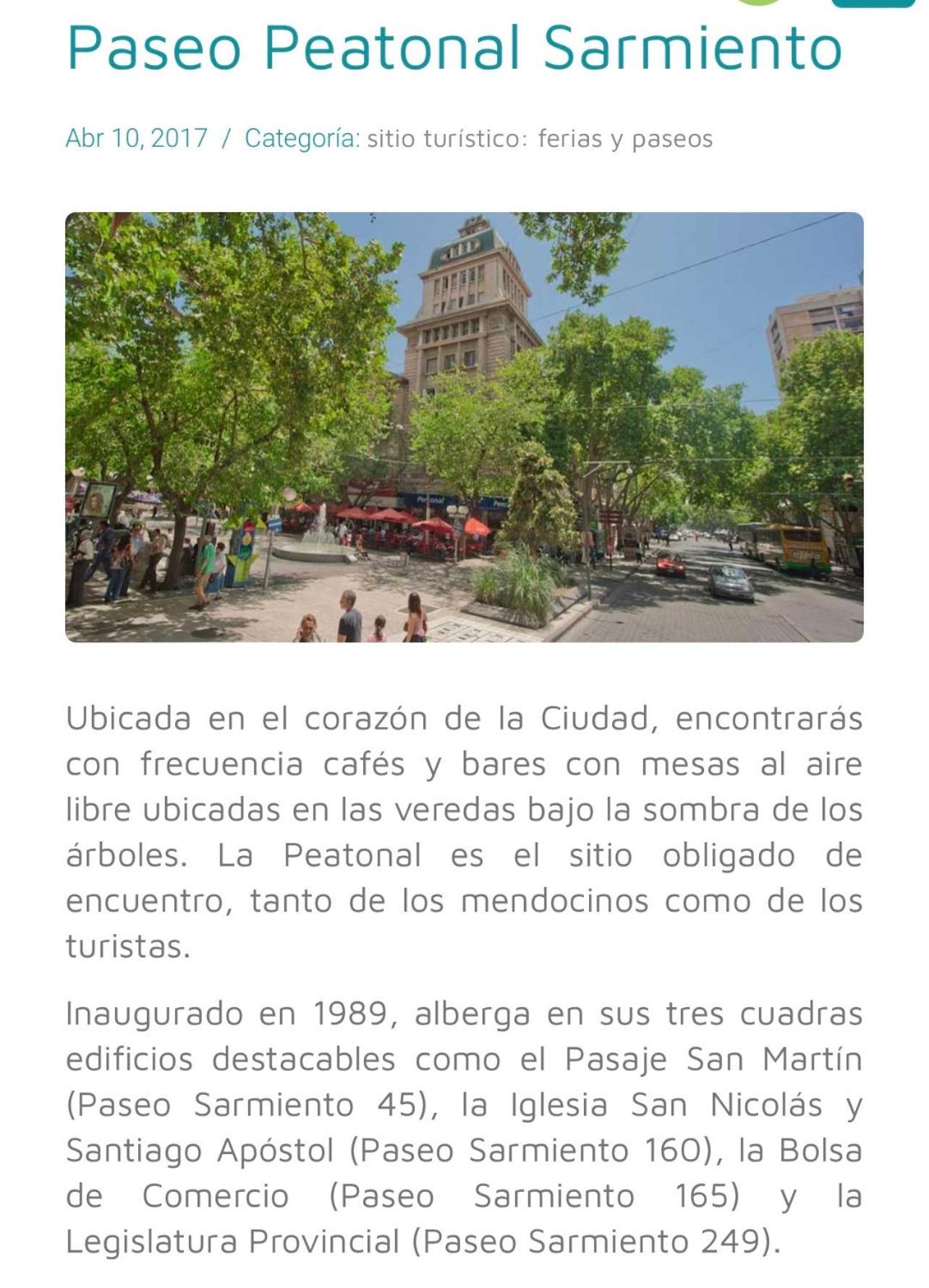 Mendoza Suites 3 -Parking Disponible- Buitenkant foto